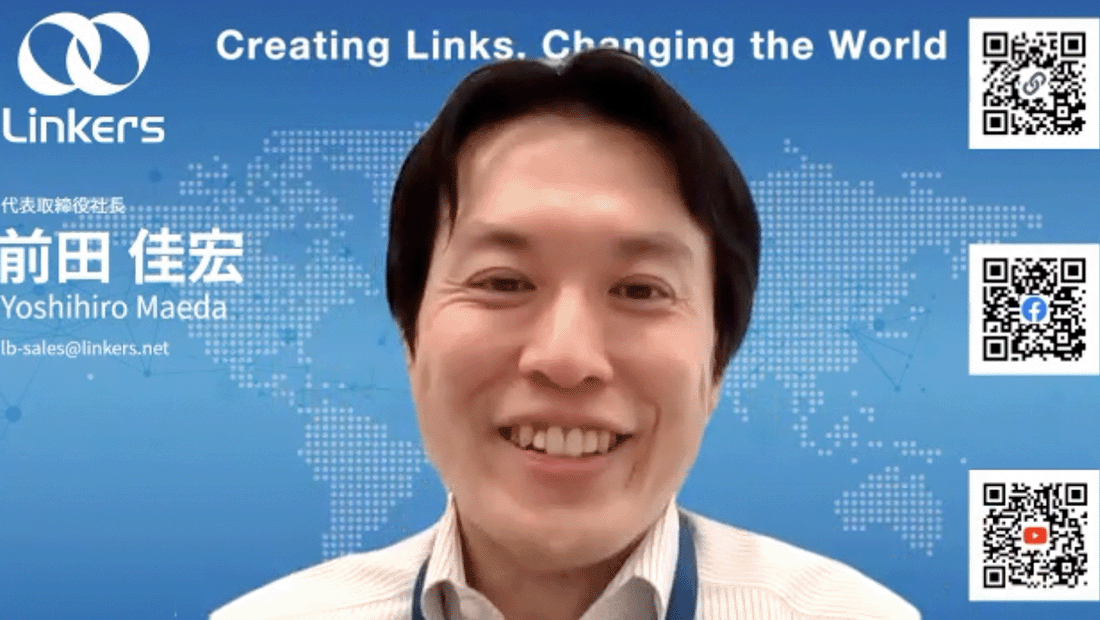 リンカーズ株式会社 代表取締役社長　前田 佳宏