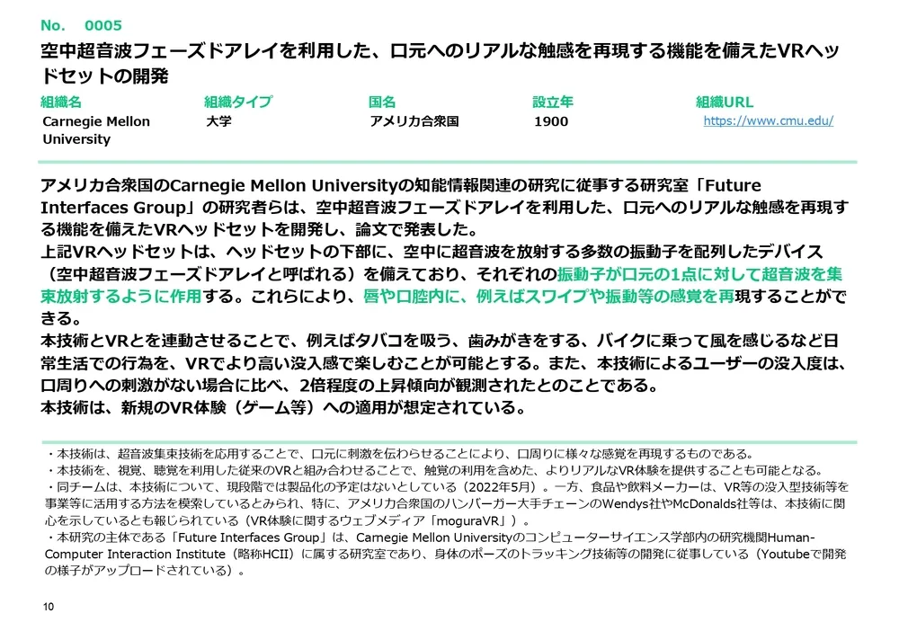 人間の五感を再現する注目技術20選