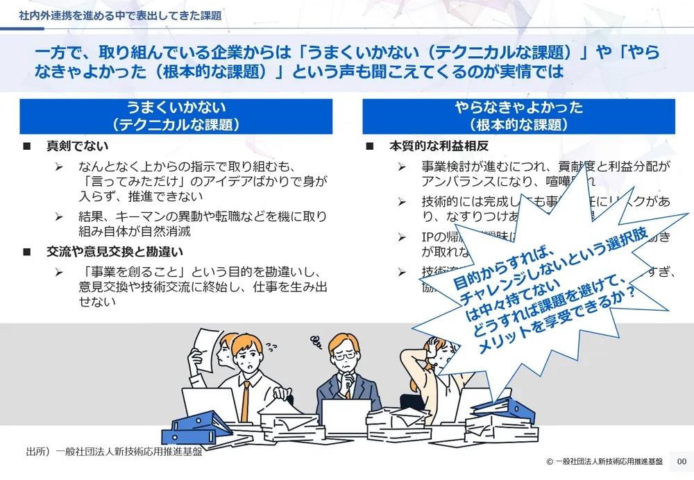 オープンイノベーションの課題と乗り越えるために必要なスキル