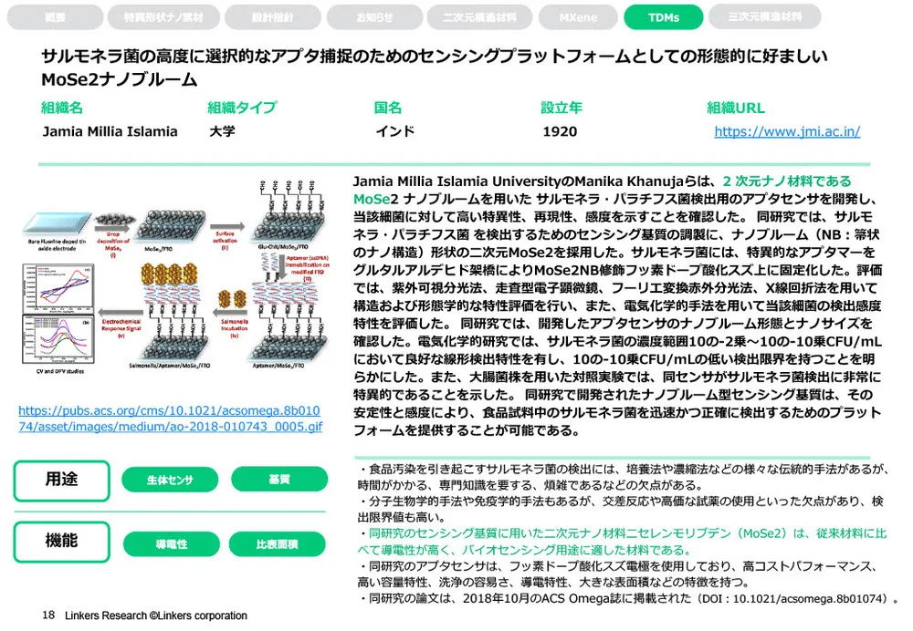 特異形状ナノ素材のエネルギー分野における活用事例～MXene・遷移金属ジカルコゲナイド（TMDs）～