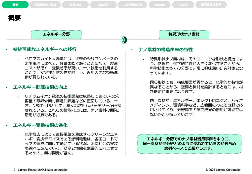 特異形状ナノ素材のエネルギー分野における活用事例～MXene・遷移金属ジカルコゲナイド（TMDs）～