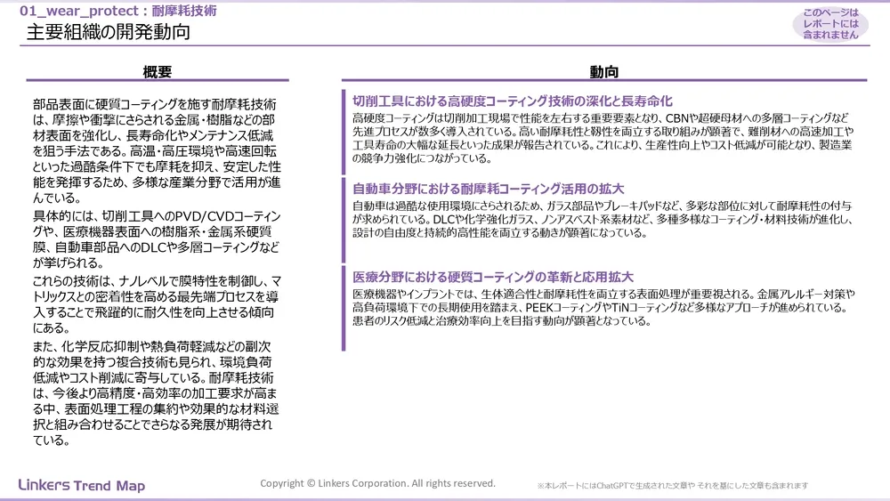 表面処理技術の最新動向：4万件論文徹底分析！耐摩耗・耐食から自己修復まで