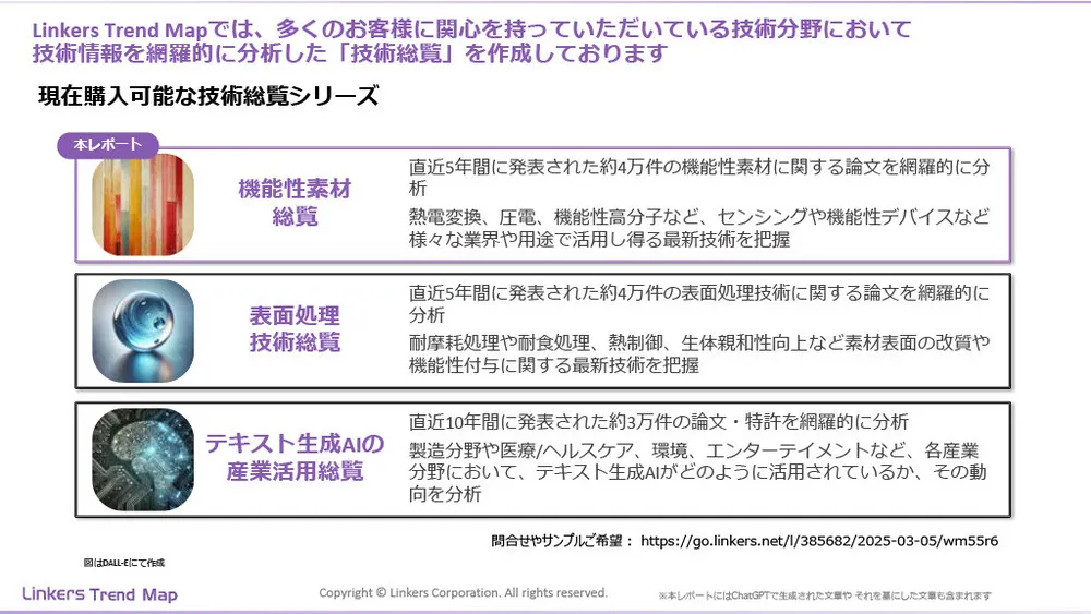 機能性素材の最前線：4万件論文分析で見えた8つの技術トレンド